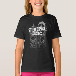 Camiseta Altavoces de música Steampunk