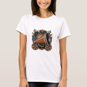 Camiseta Altavoz de Megafonía de Estadio Orgulloso y Fuerte