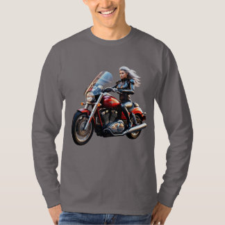 Camiseta Altavoz Futurista: Manga larga de corredor ciberné