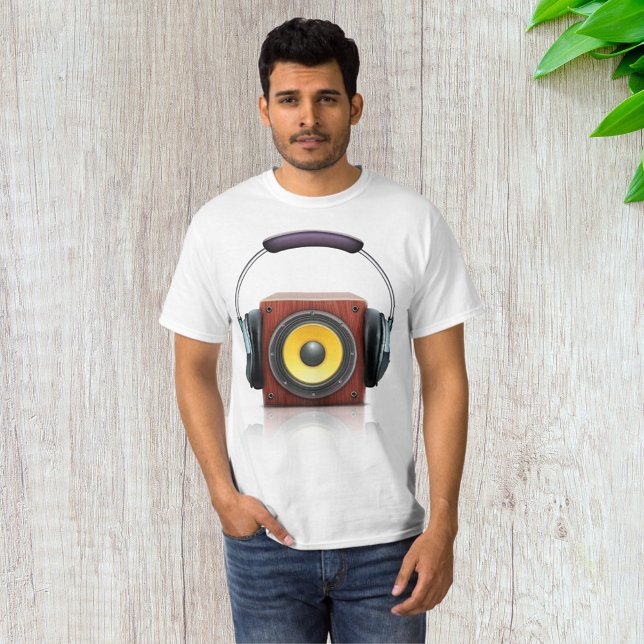 Camiseta Altavoz Y Auriculares (Subido por el creador)