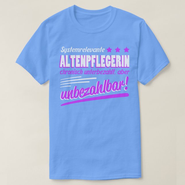 Camiseta Altenpflegerin Geschenk (Diseño del anverso)
