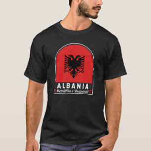 Camiseta Alteración de emblema de la bandera de Albania