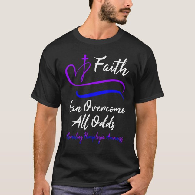 Camiseta Alternating HemiplegiaAwareness Support Christian  (Anverso)