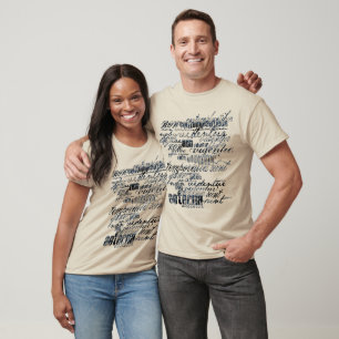 Camiseta Alternative latin scripture