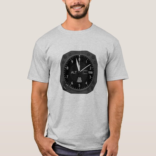 Camiseta Altímetro de aeronaves (Anverso)