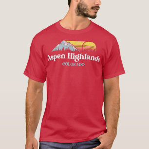 Camiseta Altiplano de Aspen, COLORADO, Senderismo por snowb
