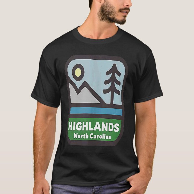 Camiseta Altiplano Montañas de Carolina del Norte (Anverso)