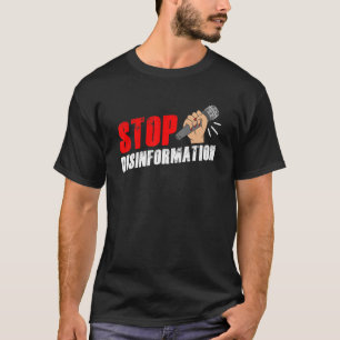 Camiseta Alto a la desinformación Derechos de prensa Libert