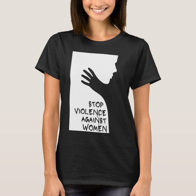 Camiseta Alto a la violencia contra las mujeres (Anverso)