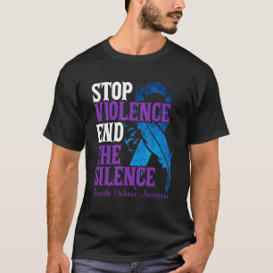 Camiseta Alto a la violencia terminar con el silencio de la