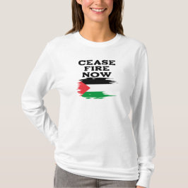 Camiseta Alto al fuego ahora/ Alto a la guerra / Palestina