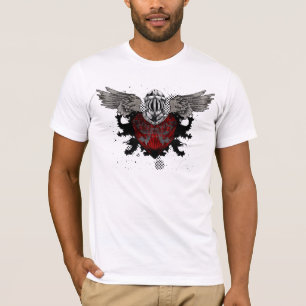 Camiseta Alto blanco para hombre de la regla