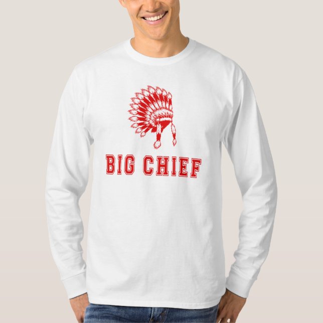 Camiseta Alto de manga larga de gran jefe (Anverso)