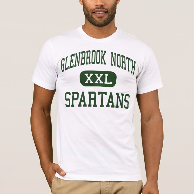 Camiseta Alto del norte de Glenbrook - Spartans - - (Anverso)