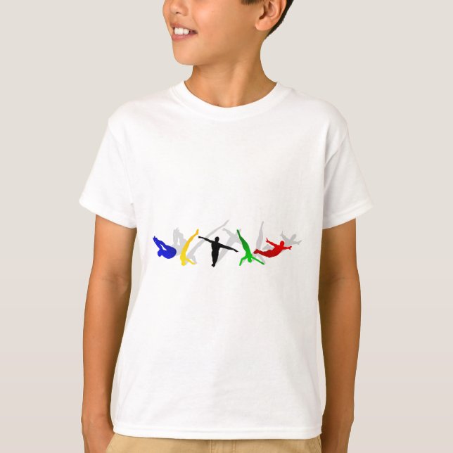Camiseta Alto deporte de la plataforma del trampolín del (Anverso)