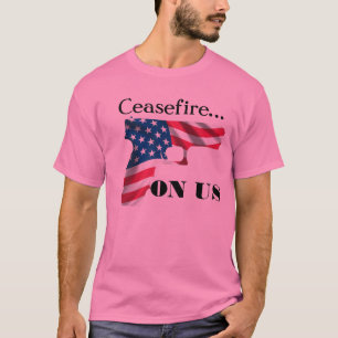 Camiseta Alto el fuego… EN LOS E.E.U.U.