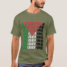 Camiseta Alto el Fuego - Tee Mapa de Palestina