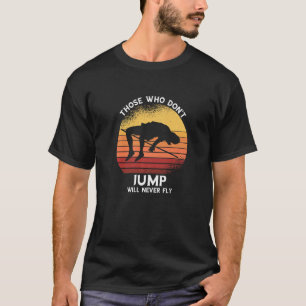 Camiseta Alto Salto Retro Atardecer A Los Que No Rastrean Y