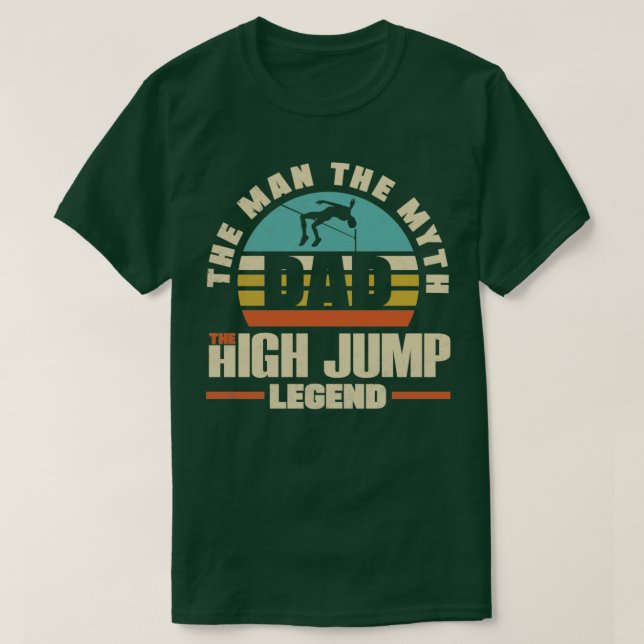 Camiseta Alto Salto Salto Jumper Track y Padre de campo (Diseño del anverso)