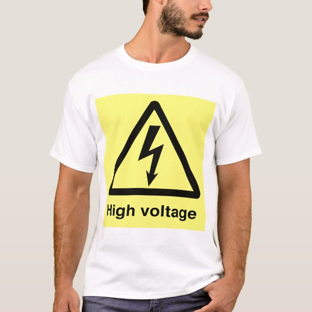 Camiseta alto voltaje (Anverso)