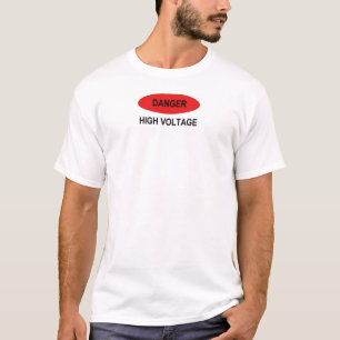 Camiseta Alto voltaje del peligro