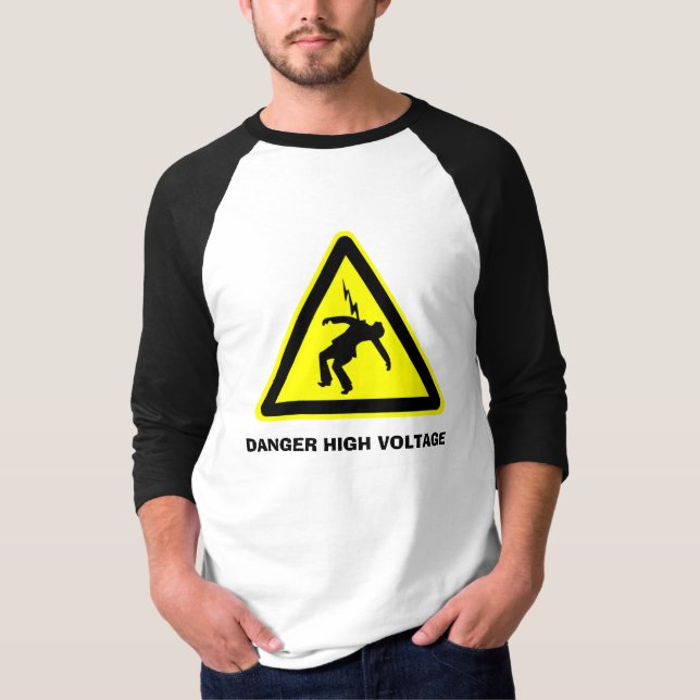 CAMISETA ALTO VOLTAJE DEL PELIGRO (Anverso)