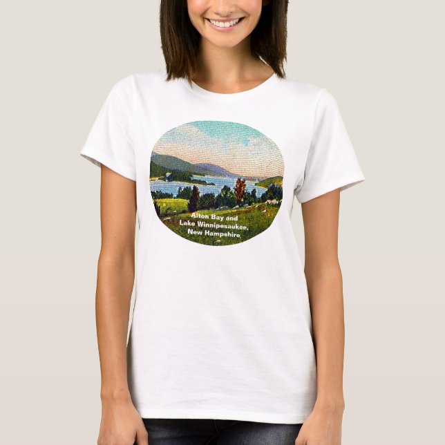 Camiseta Alton Bay y Lake Winnipesaukee, New Hampshire (Anverso)