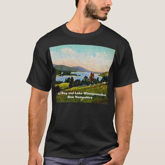 Camiseta Alton Bay y Lake Winnipesaukee, New Hampshire (Anverso)