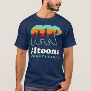 Camiseta Altoona Pennsylvania Camping Pear Bear