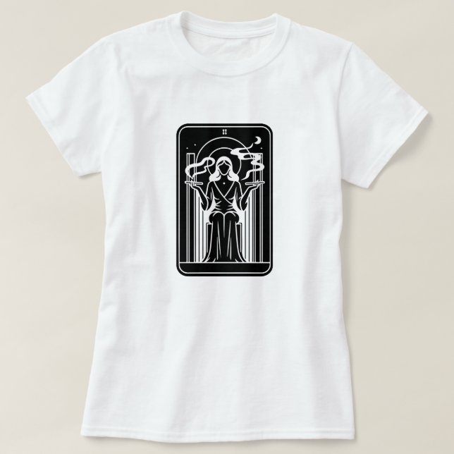 Camiseta Altos sacerdotes de Tarot Alga de mujeres Alga de  (Diseño del anverso)