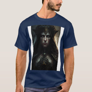 Camiseta Altos sacerdotes Tarot con estilo gótico