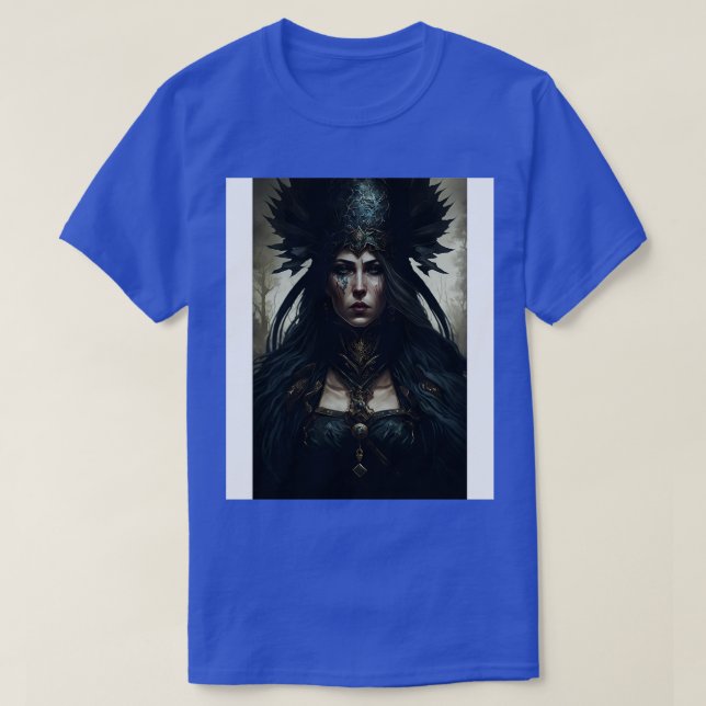 Camiseta Altos sacerdotes Tarot estilo gótico 3 (Diseño del anverso)