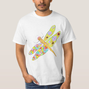 Camiseta Altos voladores florales Libélulas