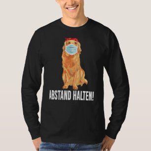 Camiseta Altura de la guardia de la boca del Golden Retriev