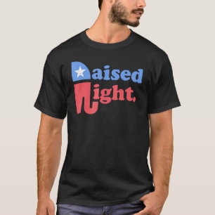 Camiseta Altura del estilo retro del elefante republicano l