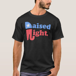 Camiseta Altura del estilo retro del elefante republicano l