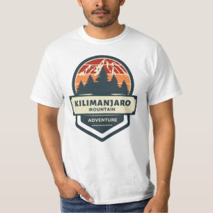 Camiseta Altura y senderismo de la montaña Kilimanjaro
