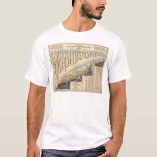 Camiseta Alturas comparativas de las montañas principales