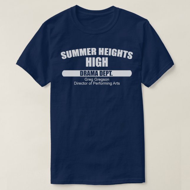 Camiseta Alturas de verano altas (Diseño del anverso)