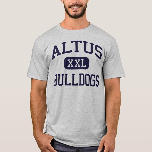 Camiseta Altus - bulldoges - High School secundaria - Altus (Anverso)