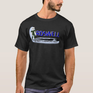 Camiseta Alucinación de Roswell en azul