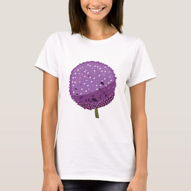 Camiseta Aluminio morado (Anverso)