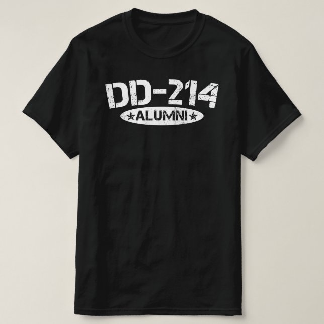 Camiseta Alumnado de dd-214 (Diseño del anverso)