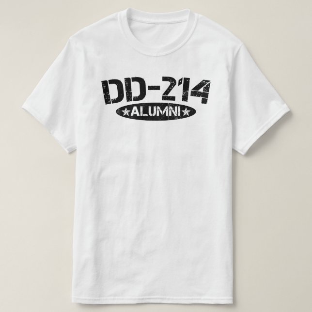 Camiseta Alumnado de dd-214 (Diseño del anverso)