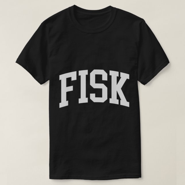 Camiseta Alumnado universitario Fisk Athletic Arch College (Diseño del anverso)