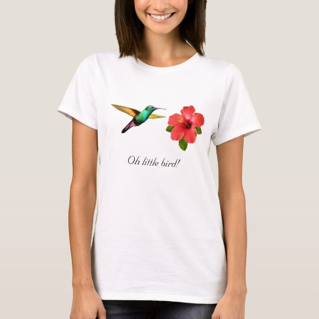 Camiseta Alumnaina multicolor y flor roja (Anverso)