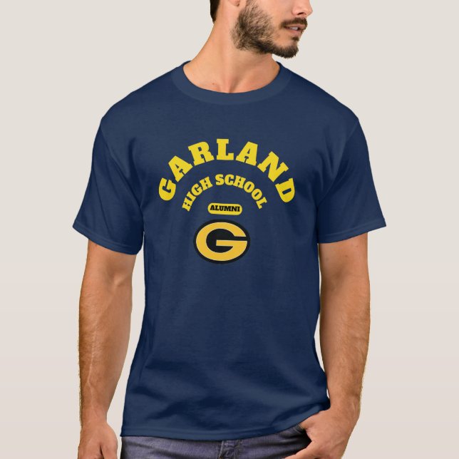 Camiseta Alumno de la escuela secundaria de Garland T-Shirt (Anverso)