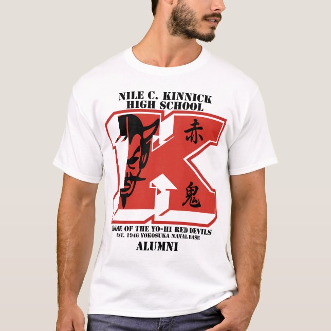 Camiseta Alumno de la escuela secundaria de Kinnick Yokosuk (Anverso)