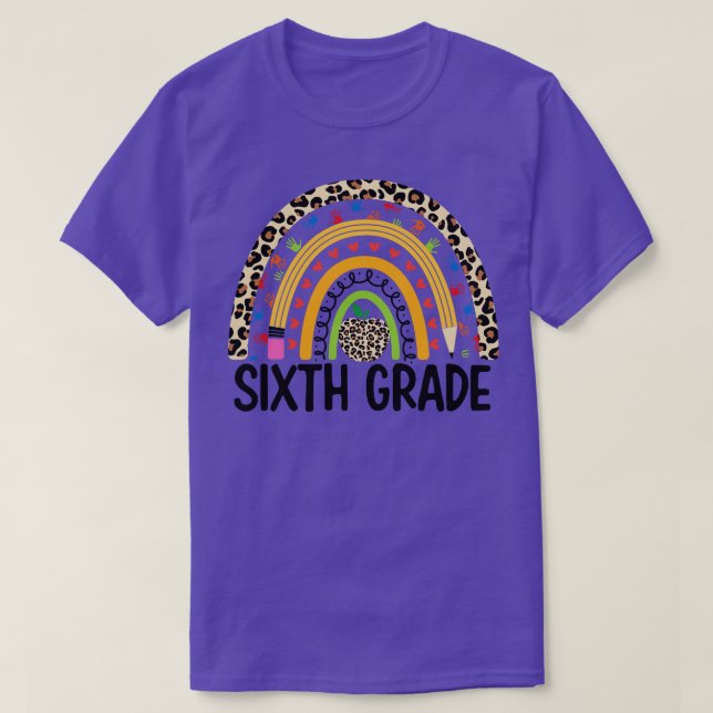 Camiseta alumno de sexto grado (Diseño del anverso)