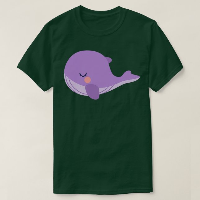 Camiseta Alumnos de ballena morada de Tinytan (Diseño del anverso)